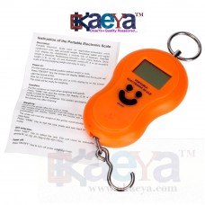 OkaeYa Portable Electronic Luggage Scale, electronic weighing machine, 40kg (Multicolor)
